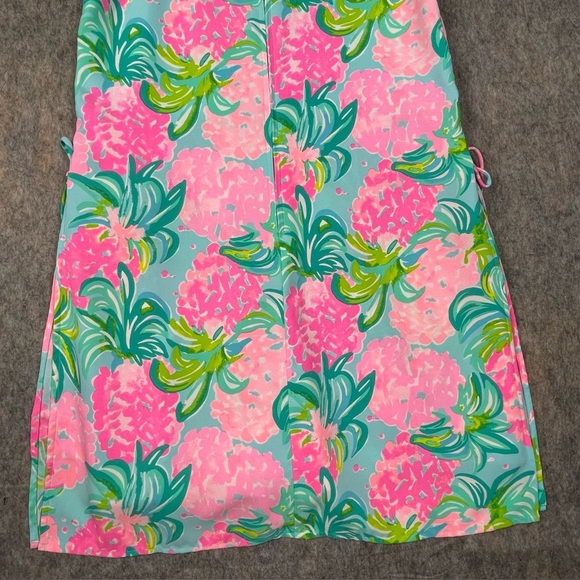 Lilly Pulitzer Jonna High Collar Classic Fresh Fun Beach Preppy Shift Romper - 8 - Picture 15 of 16